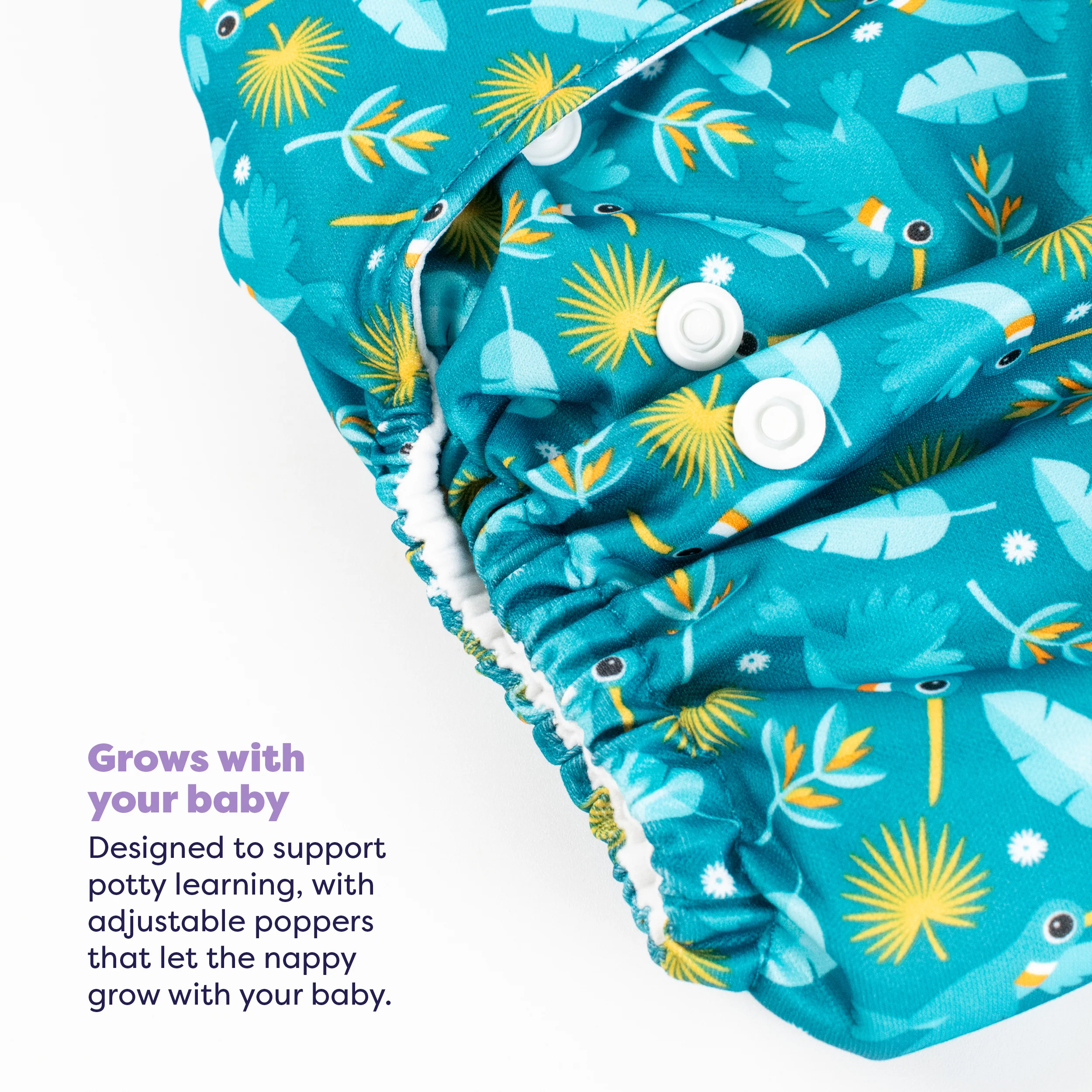 20 Pack Miosolo All-in-One Reusable Nappy in Animals - Image 3