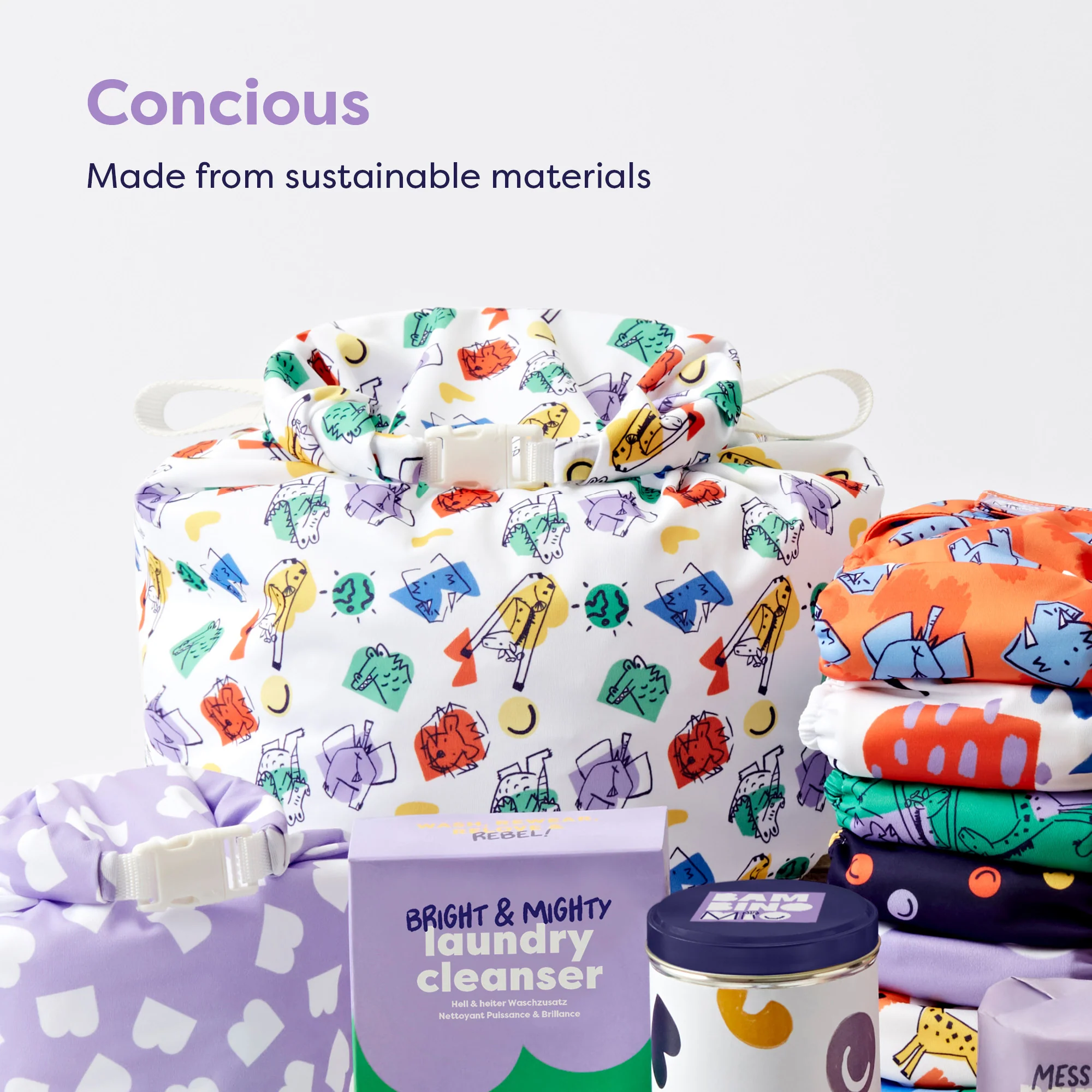 Out & About Wet Nappy Bag in Brave - Image 3