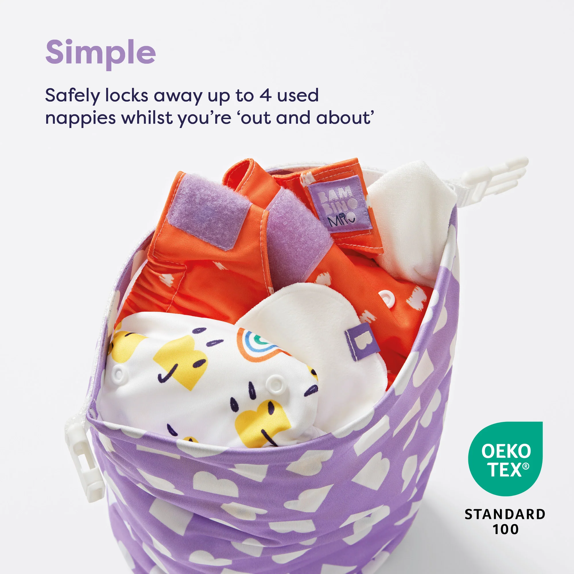 Out & About Wet Nappy Bag in Brave - Image 4