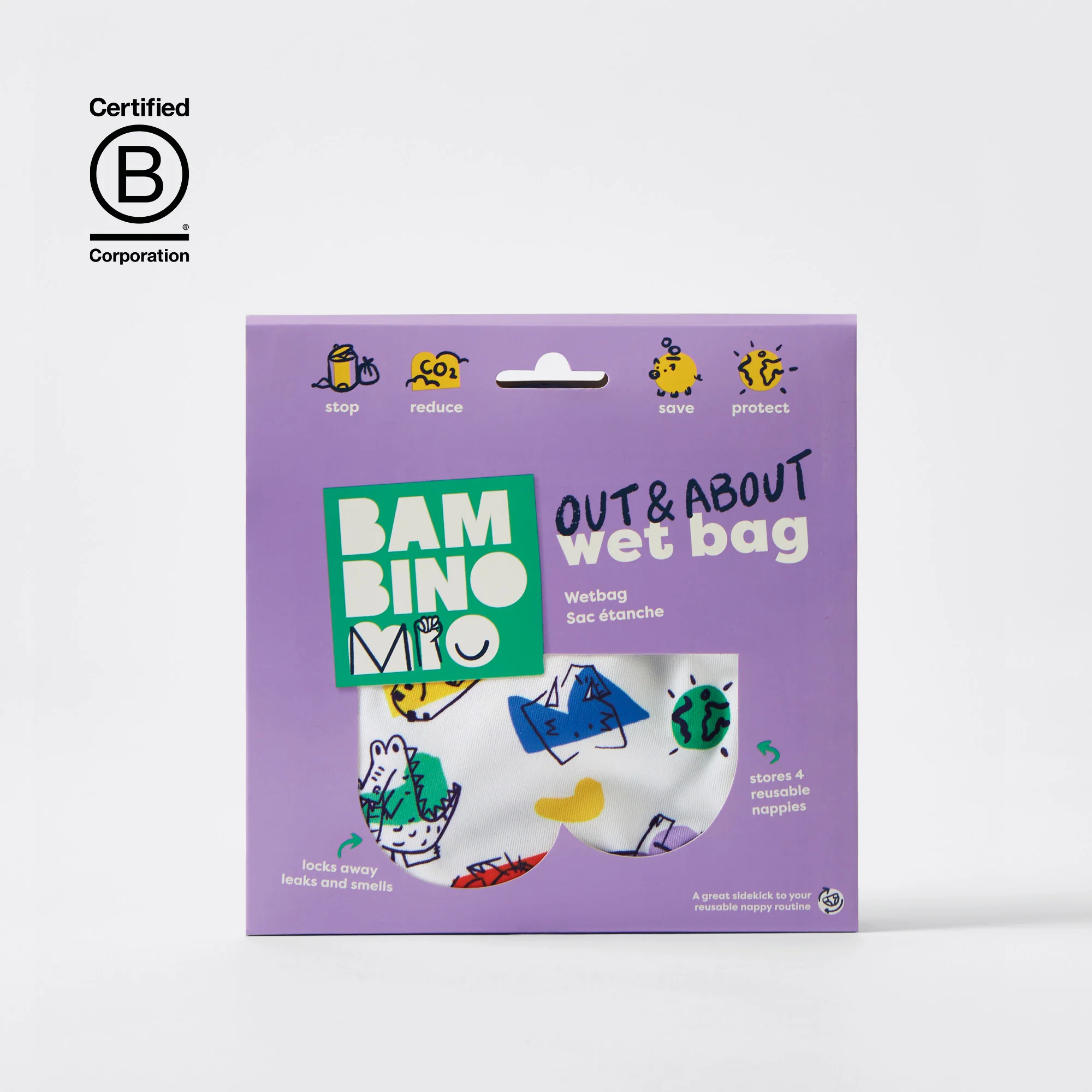 Out & About Wet Nappy Bag in Brave - Image 5