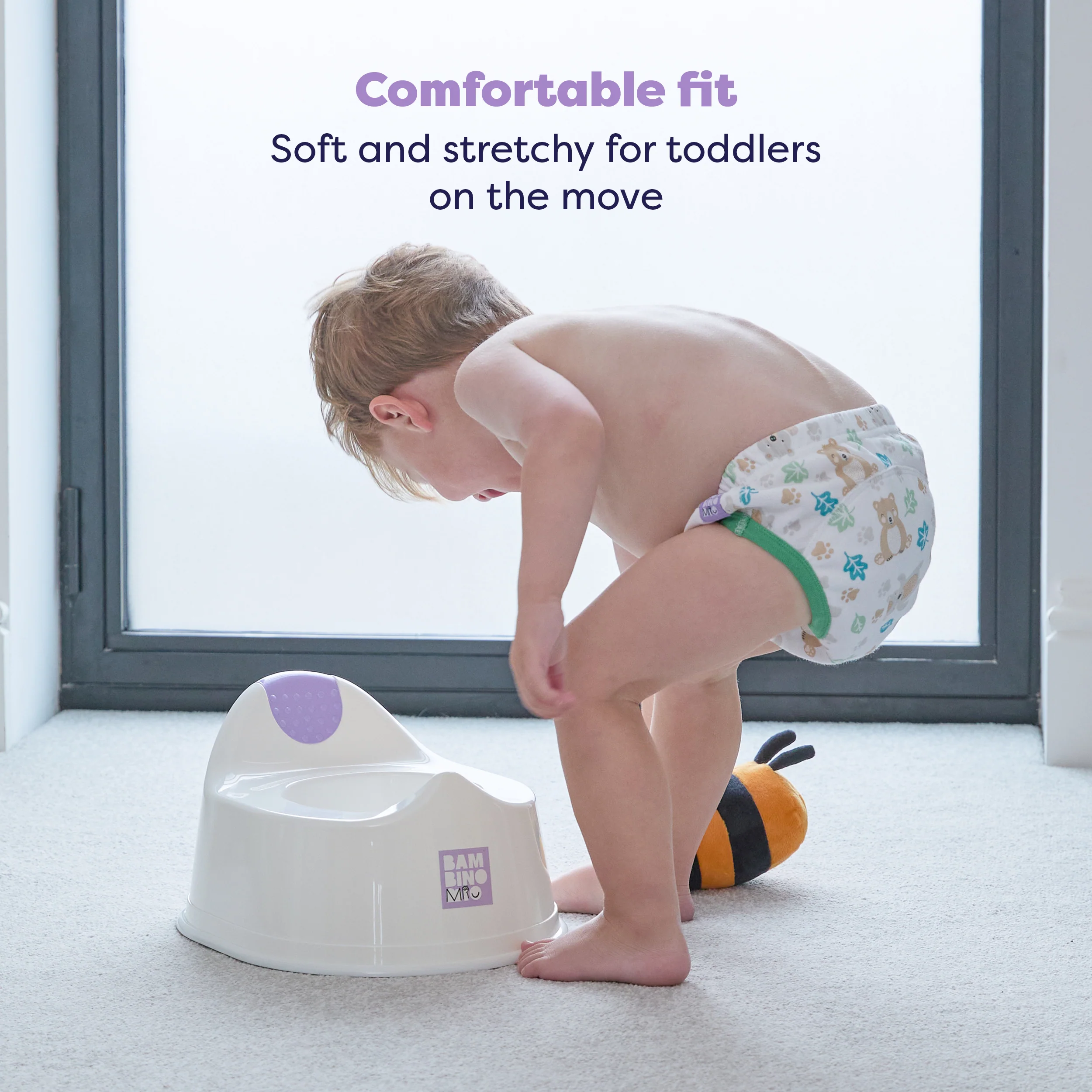 NEW: 3 Pack Reusable Potty Training Pants in Beary Cute - Elite Design - Image 5