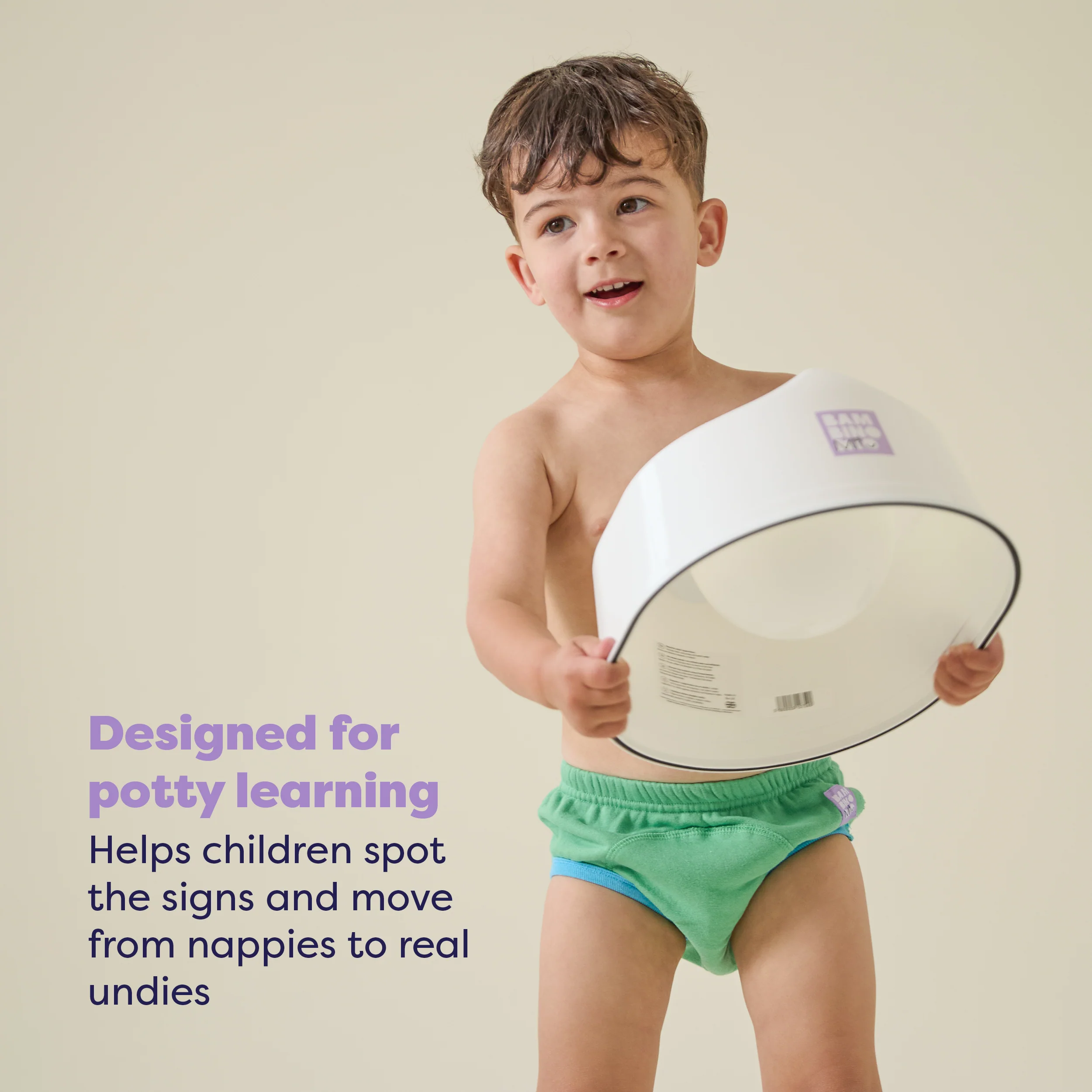 NEW: 3 Pack Reusable Potty Training Pants in Green Jungle - Elite Design - Image 3