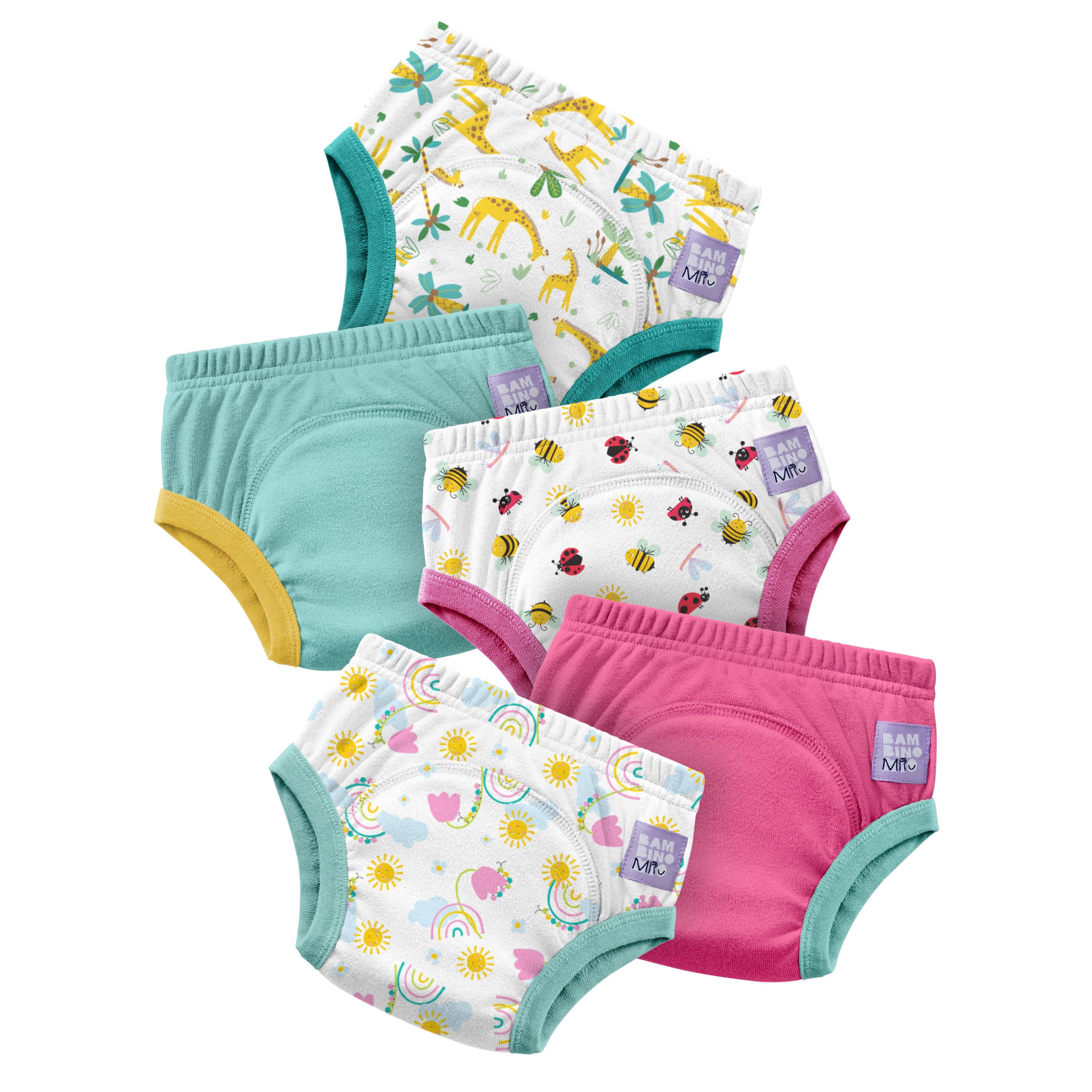 NEW Reusable Potty Training Pants – Elite Design - 5 Pack