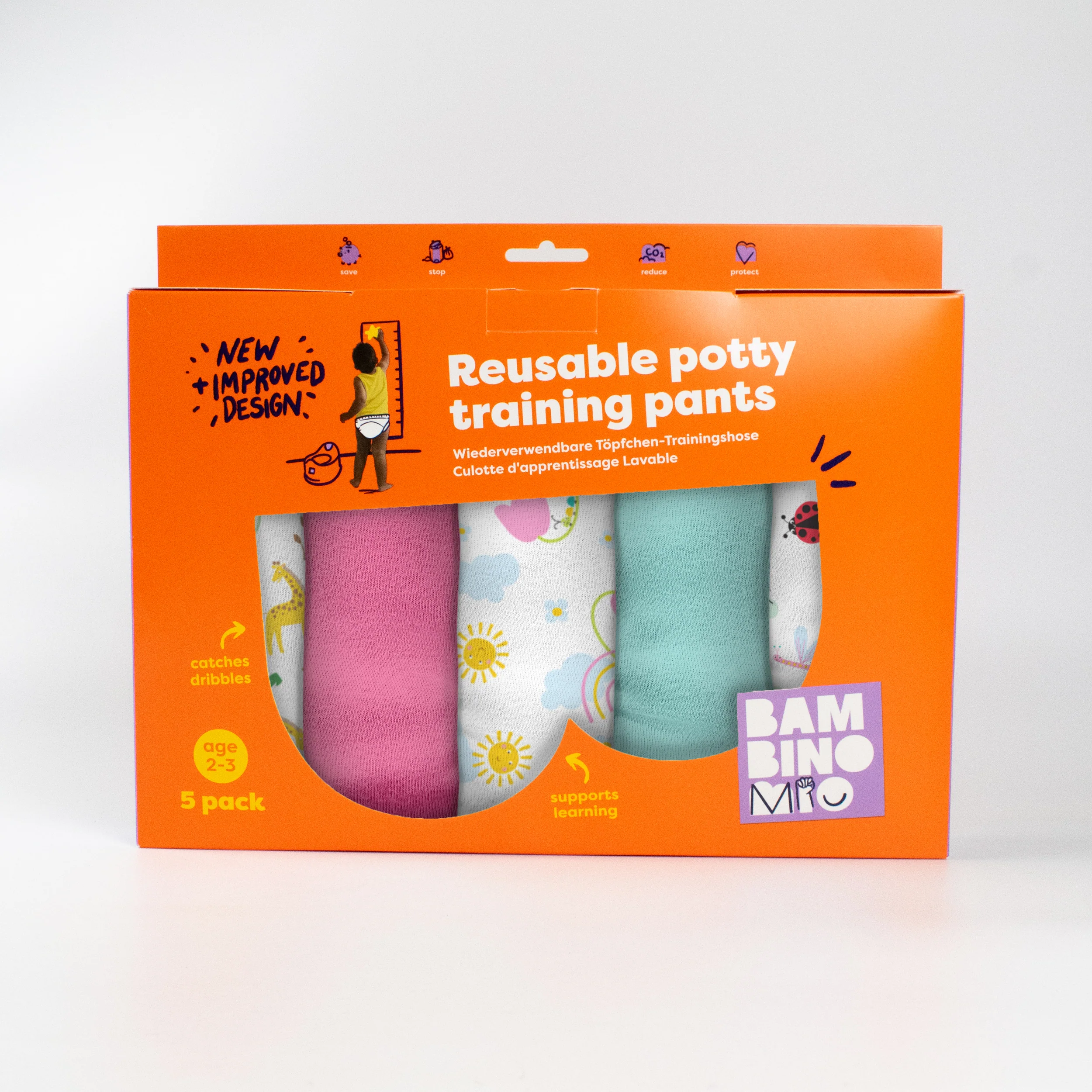 NEW: 5 Pack Reusable Potty Training Pants in Garden Party - Elite Design - Image 7