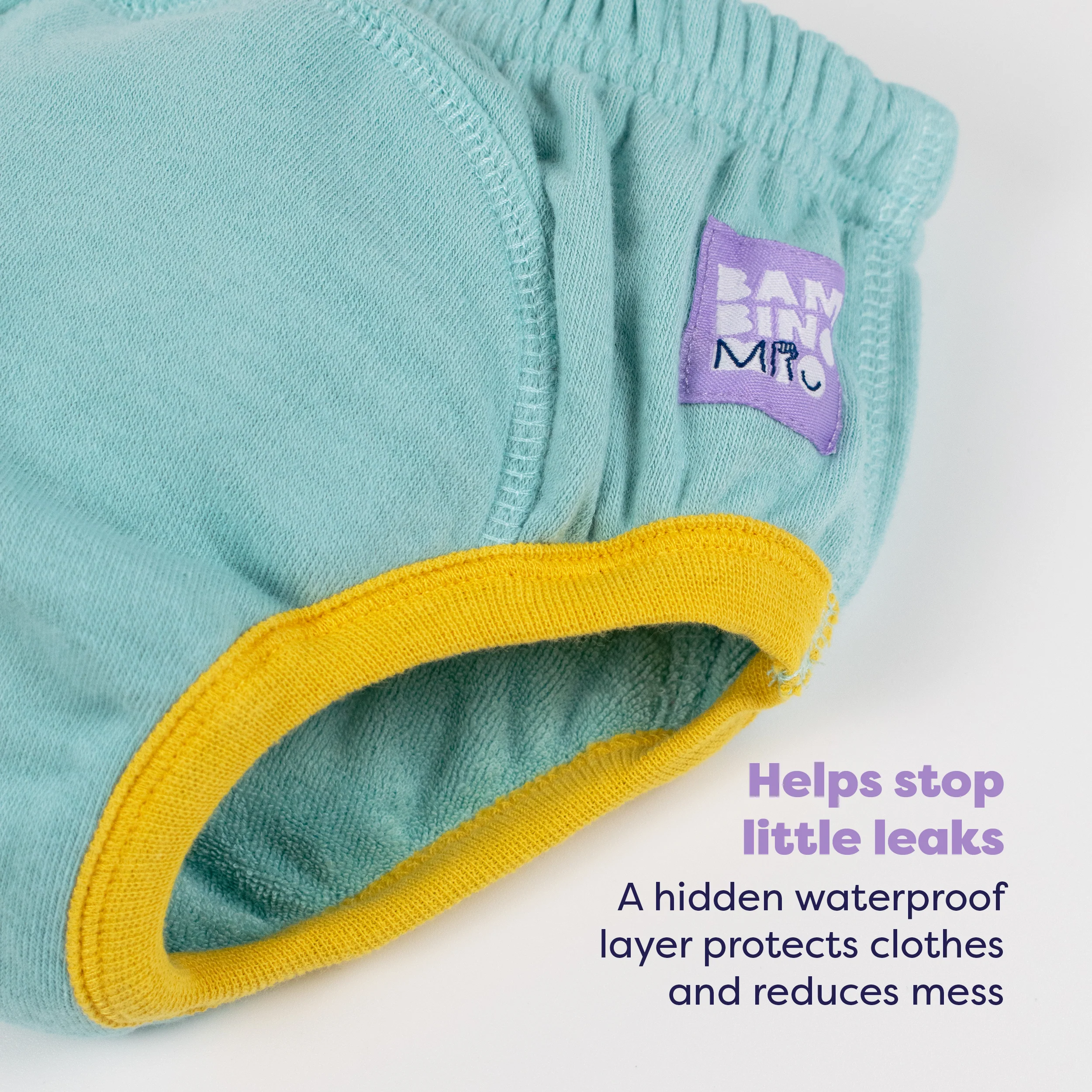 NEW: Reusable Potty Training Pants in Aqua - Elite Design - Image 4