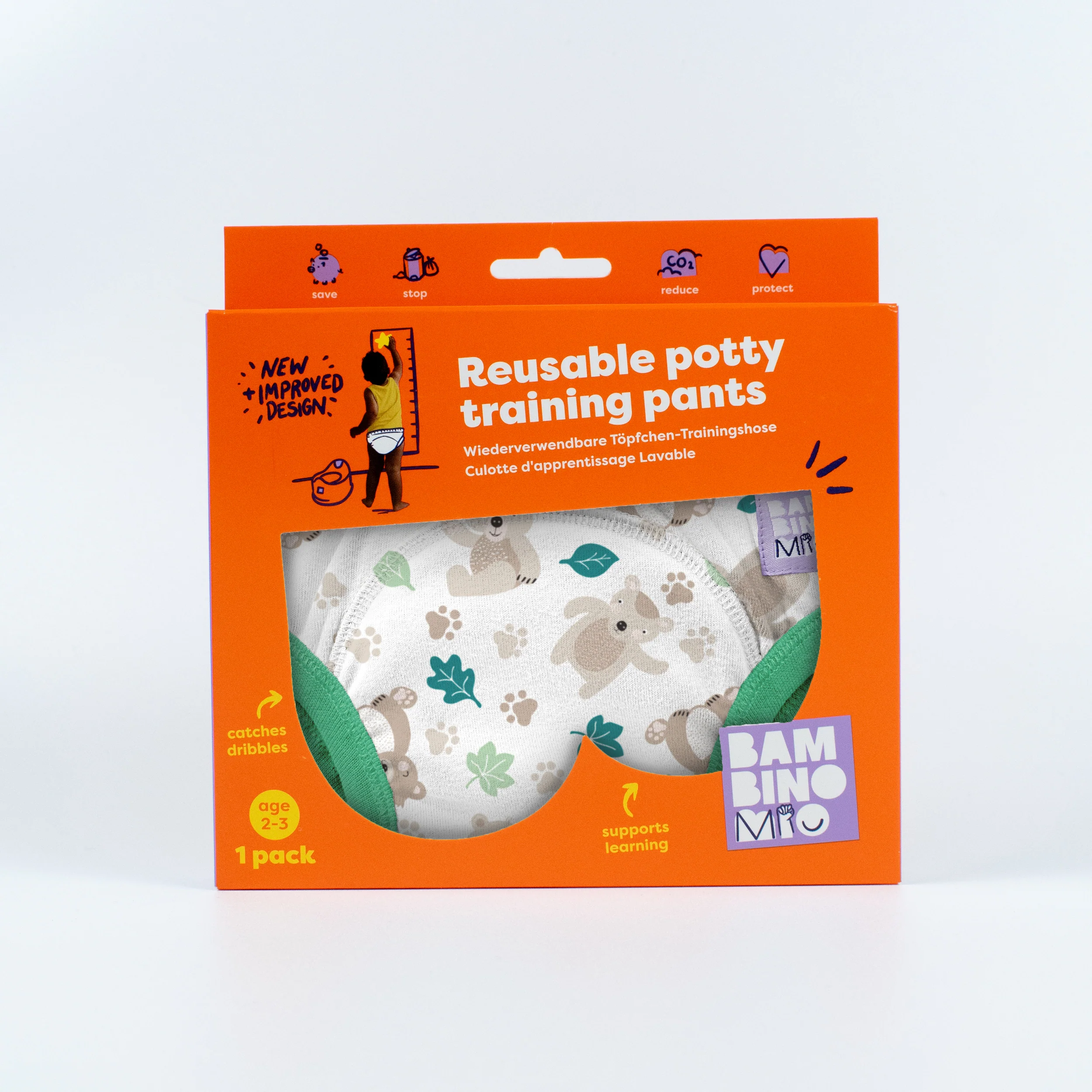 NEW: Reusable Potty Training Pants in Bear Hugs - Elite Design - Image 7