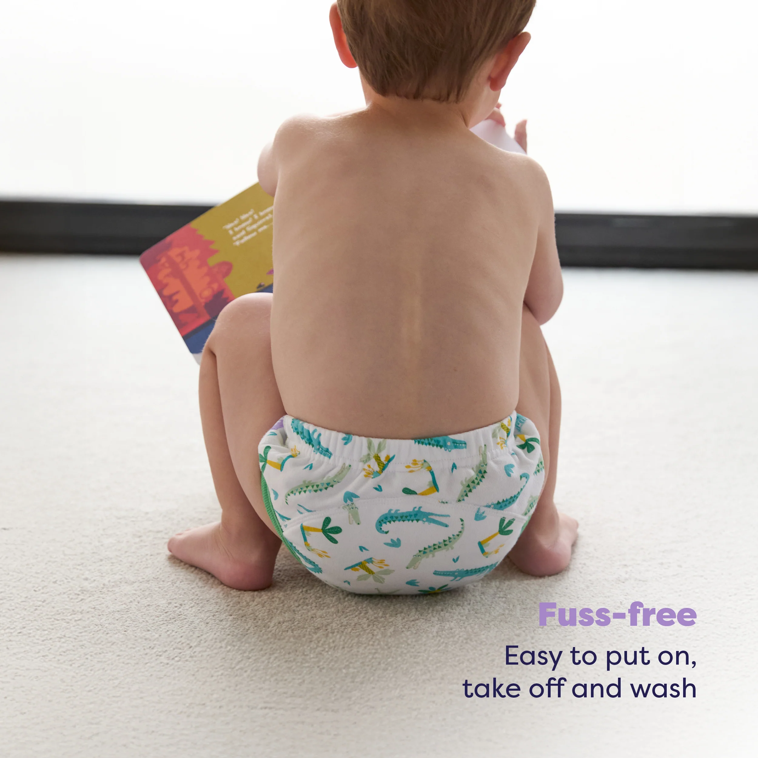 NEW: Reusable Potty Training Pants in Crafty Crocs - Elite Design - Image 6