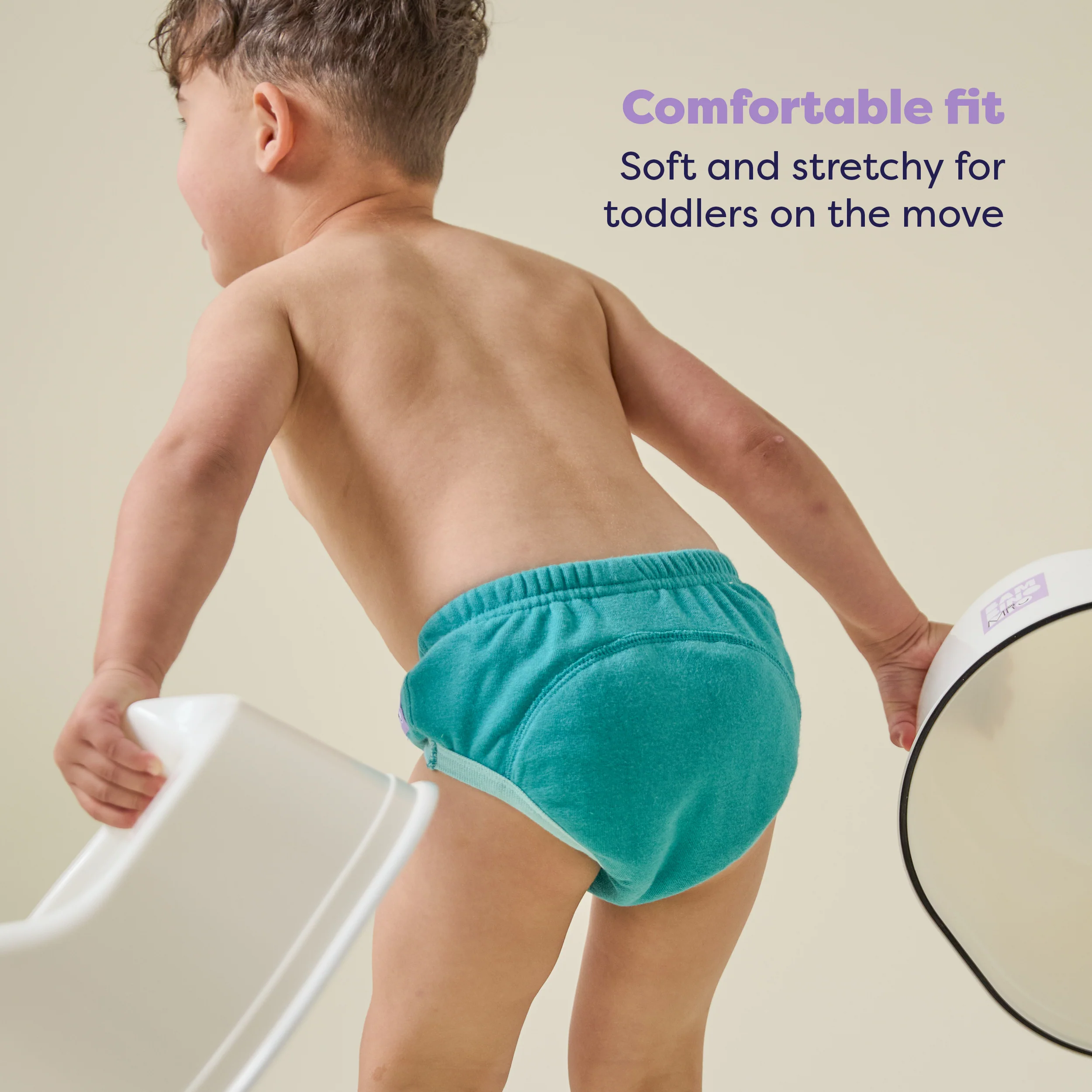 NEW: Reusable Potty Training Pants in Teal - Elite Design - Image 5