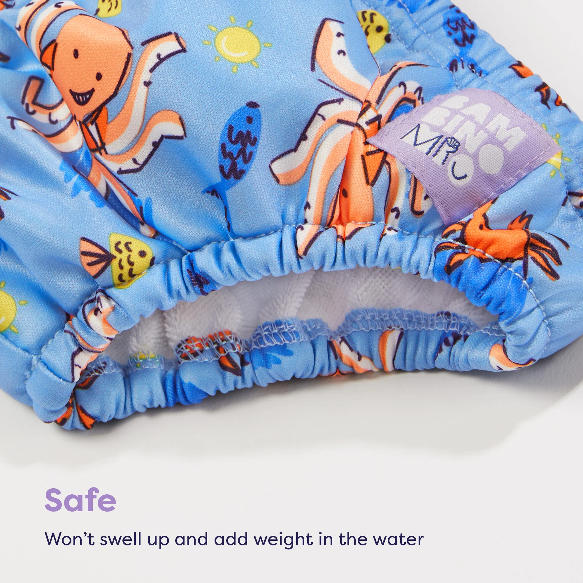 Reusable Swim Nappy 3 Pack in Sand Squad - Image 4