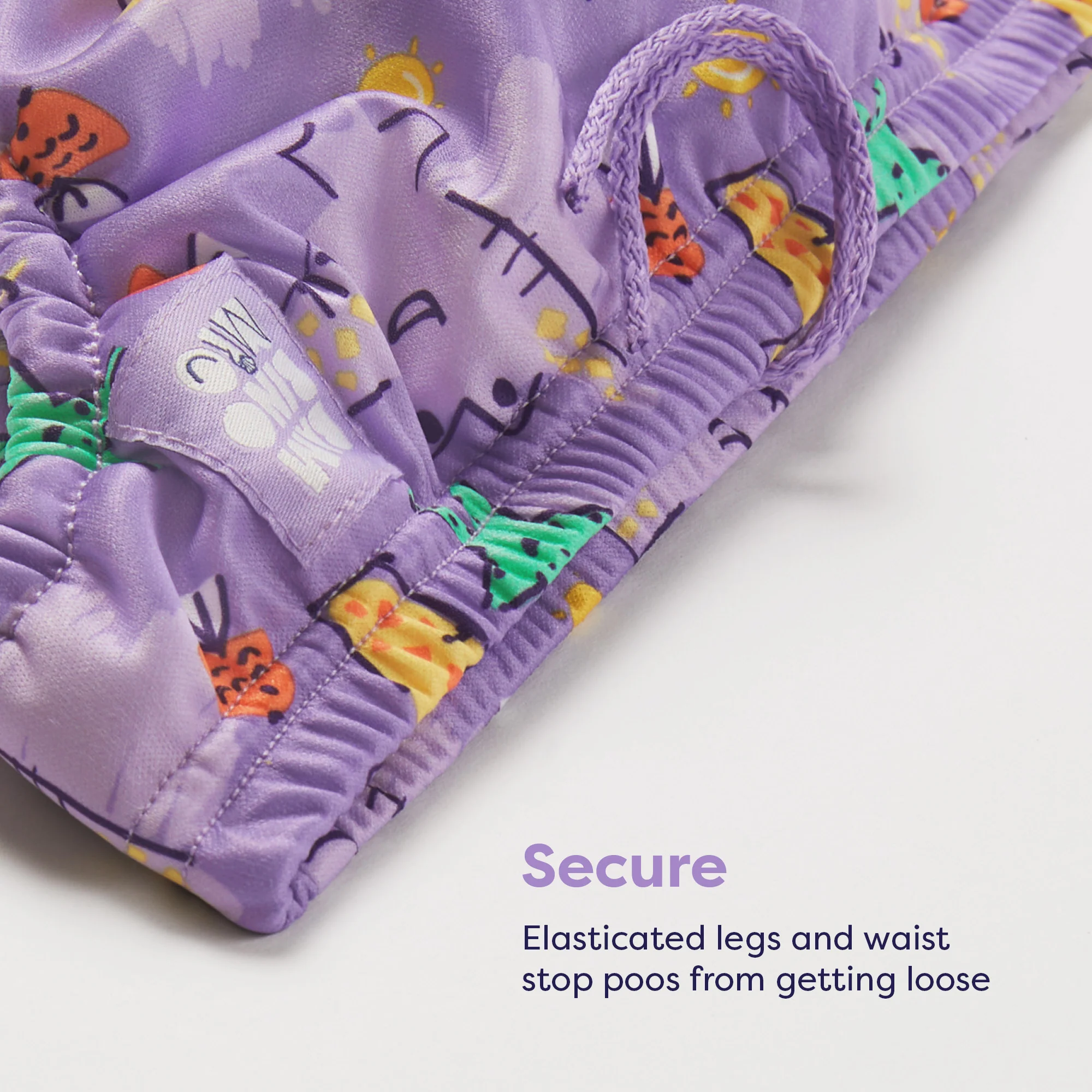 Reusable Swim Nappy in Mellow Melon - Image 5