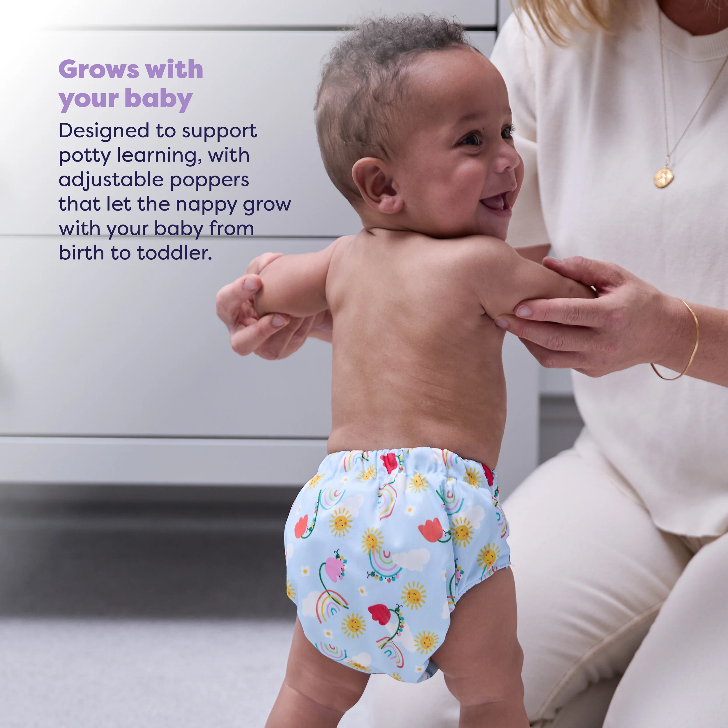 Revolutionary Reusable Nappy in Happy Days - Image 4