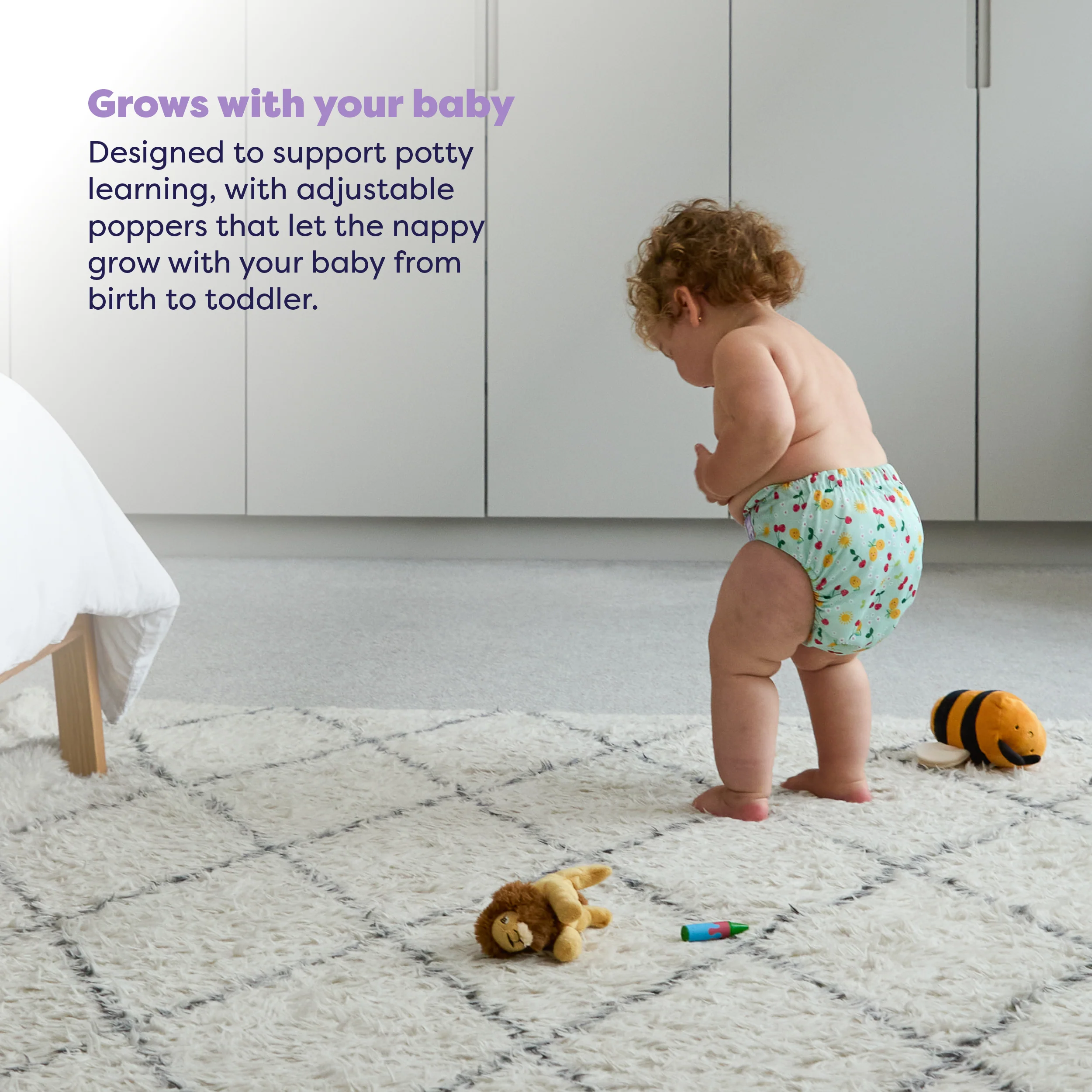 Revolutionary Reusable Nappy in Juicy Fruit - Image 4