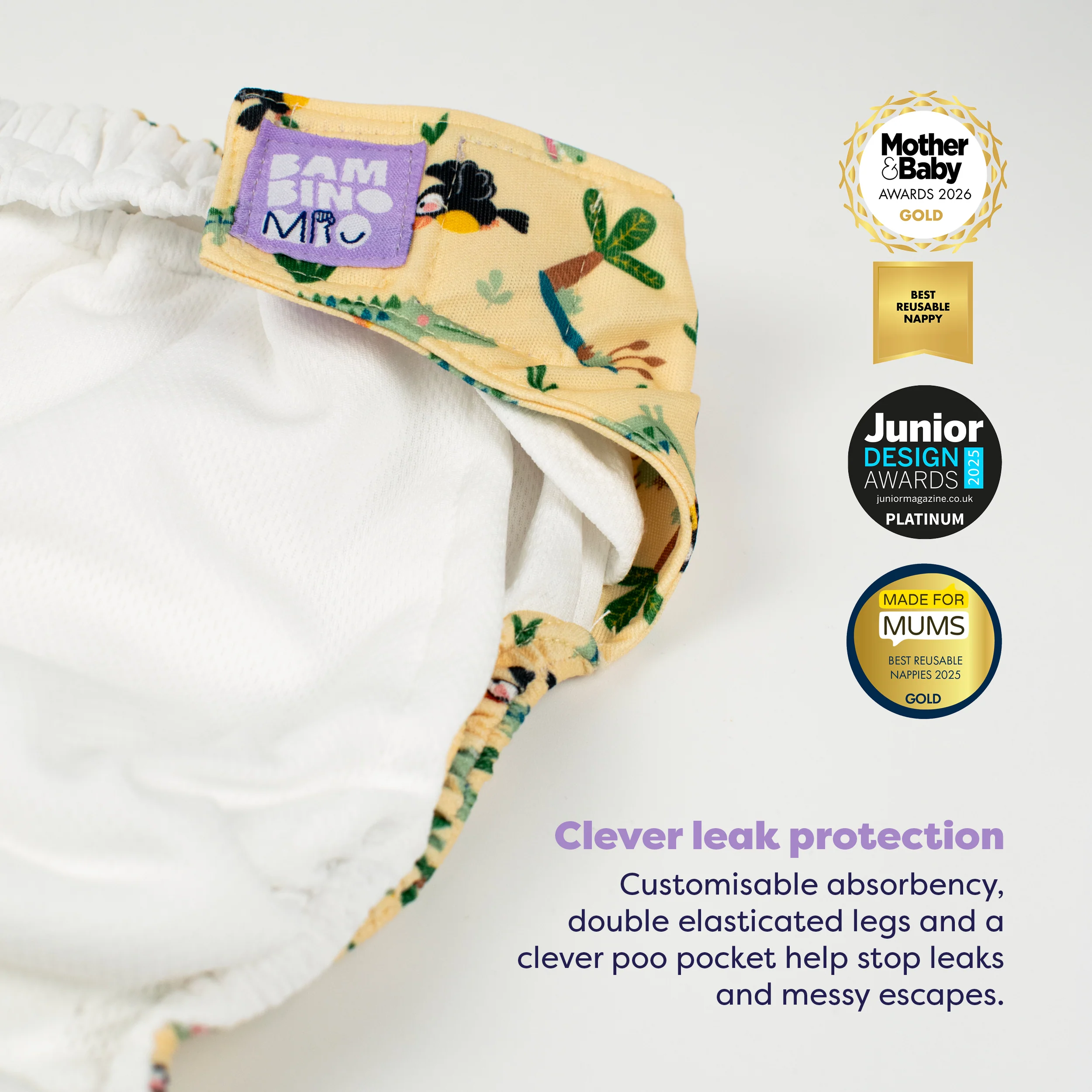 Revolutionary Reusable Nappy in River Rascals - Image 3