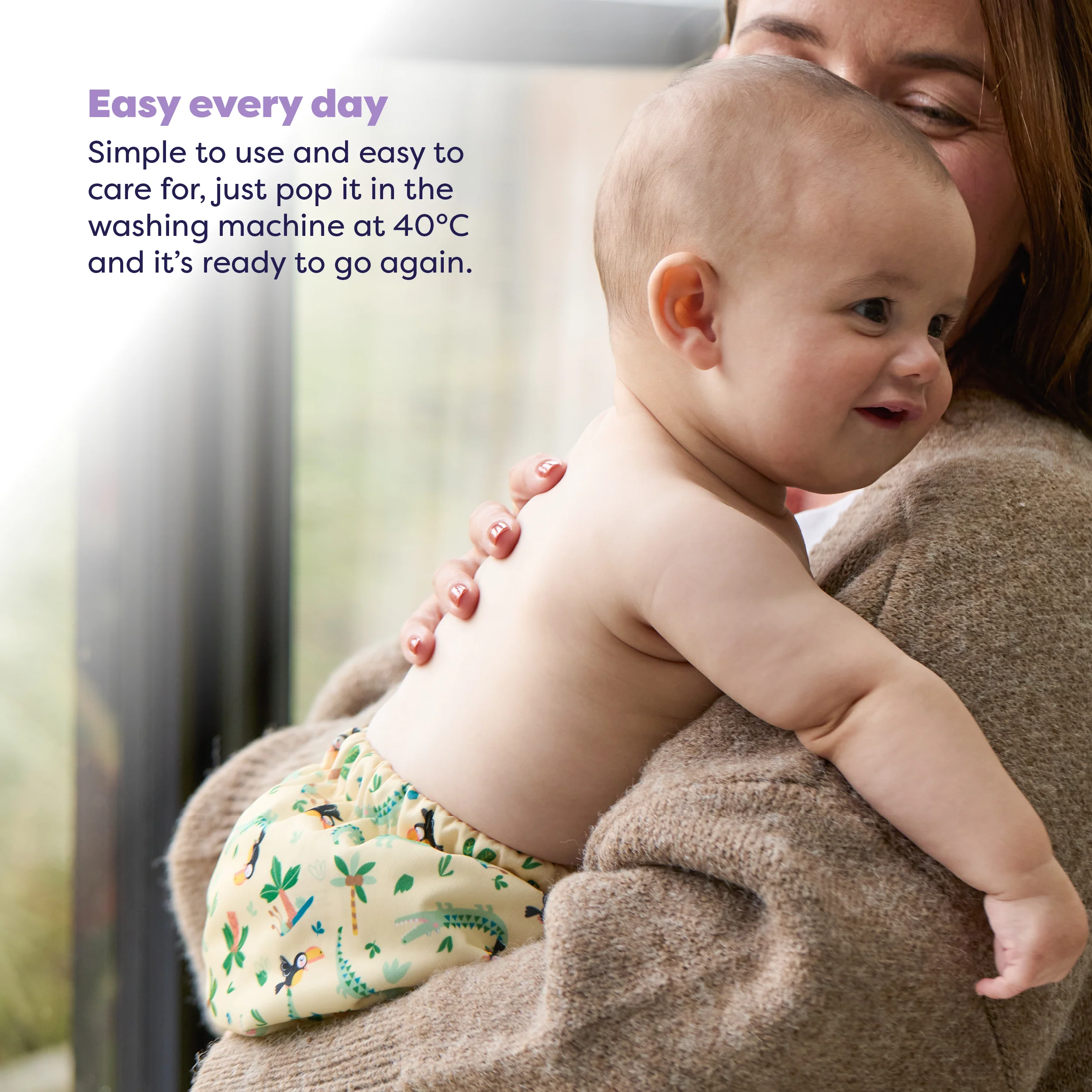 Revolutionary Reusable Nappy in River Rascals - Image 5