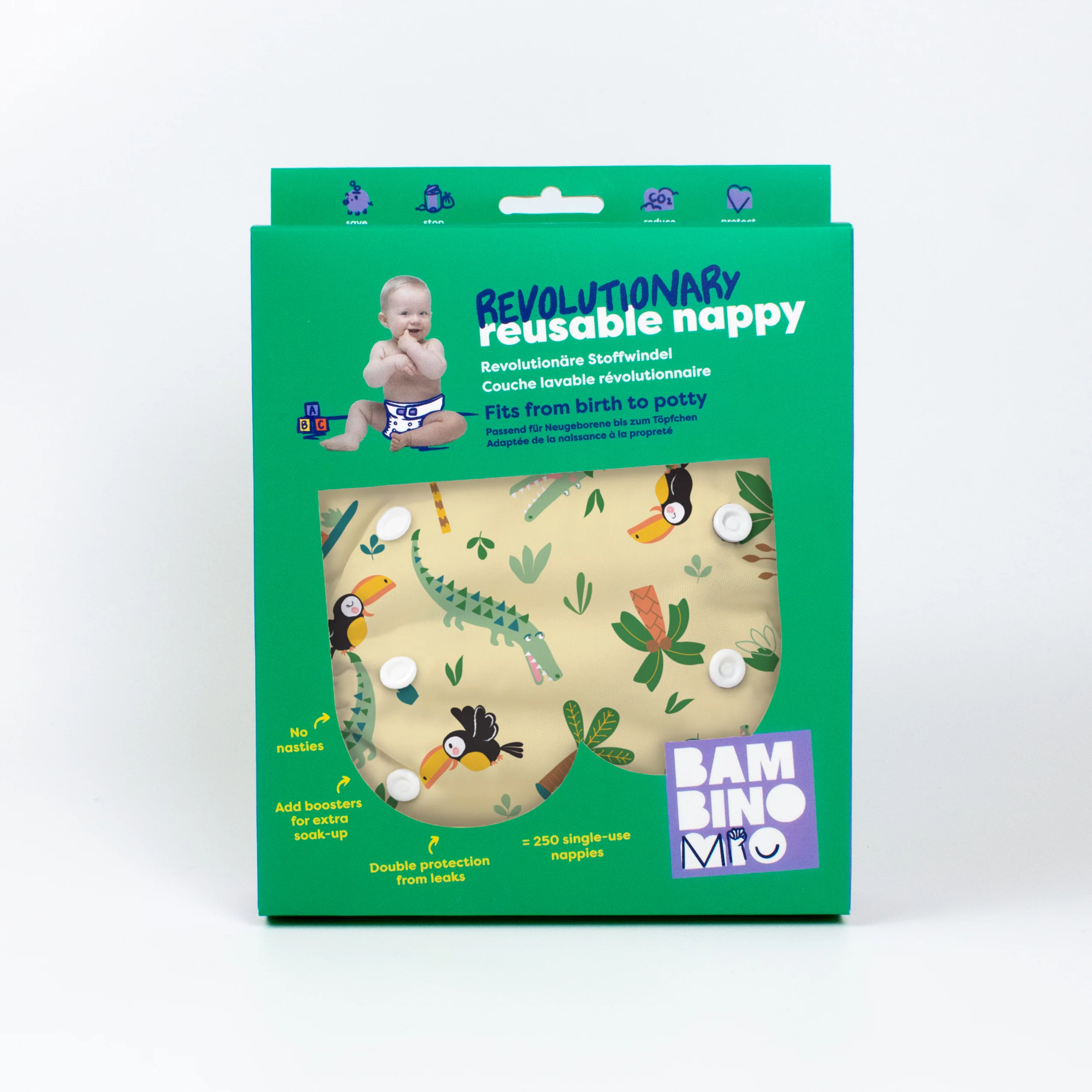 Revolutionary Reusable Nappy in River Rascals - Image 7
