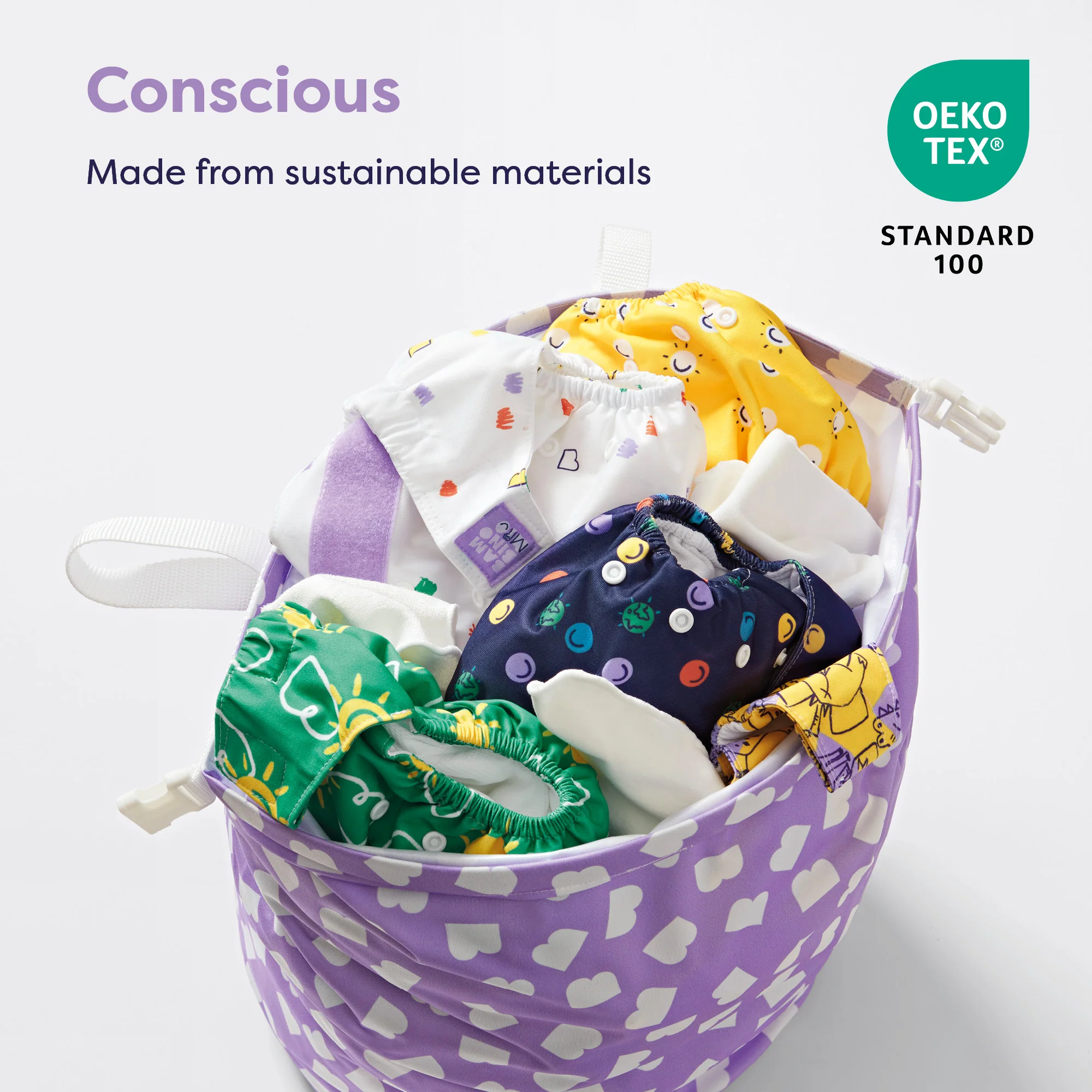 Stay At Home Wet Nappy Bag in Brave - Image 3