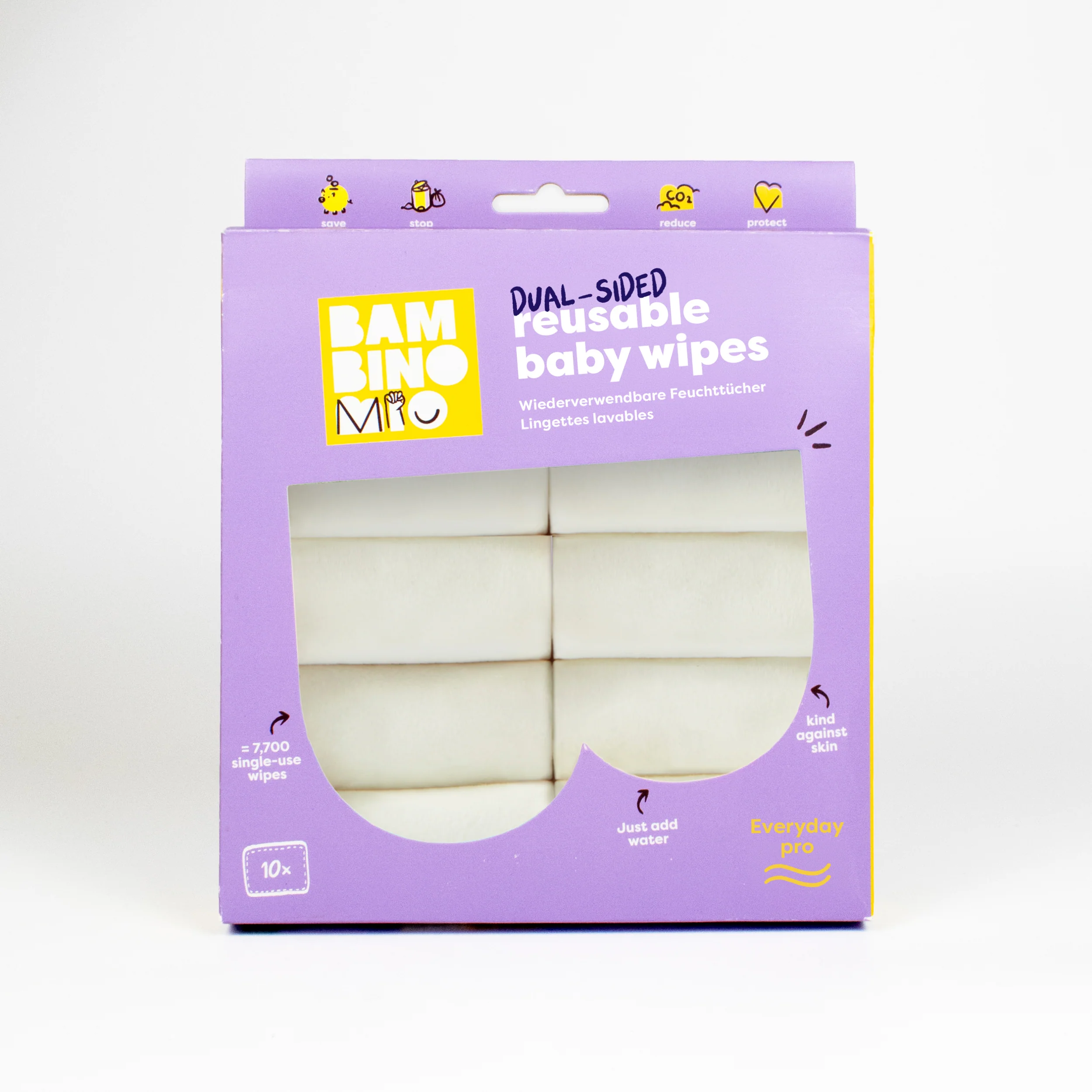 Reusable Baby Wipes - Everyday Pro 10 Pack - Image 7
