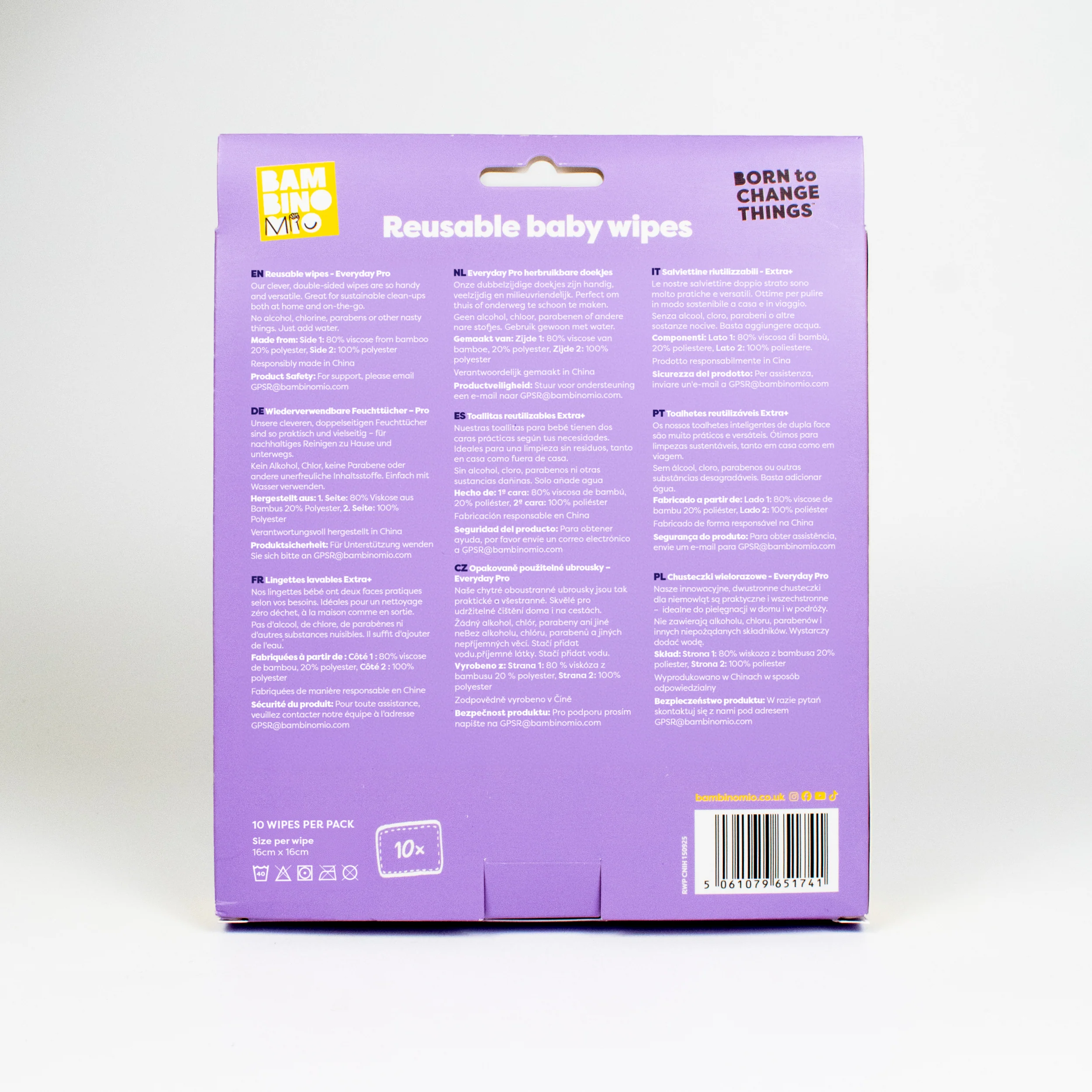 Reusable Baby Wipes - Everyday Pro 10 Pack - Image 8