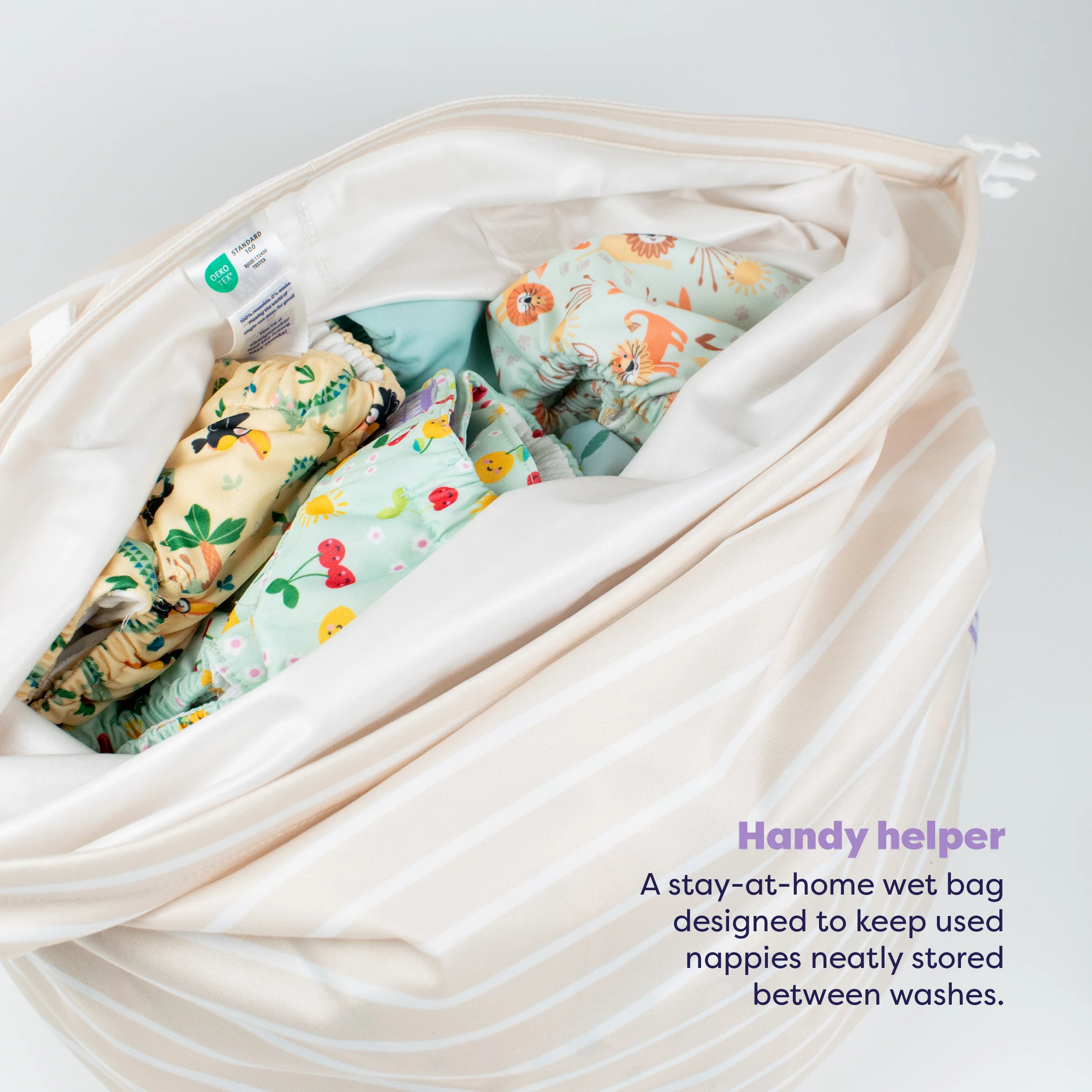 The Nighttime Reusable Nappy Bundle in Wild Life - Image 15