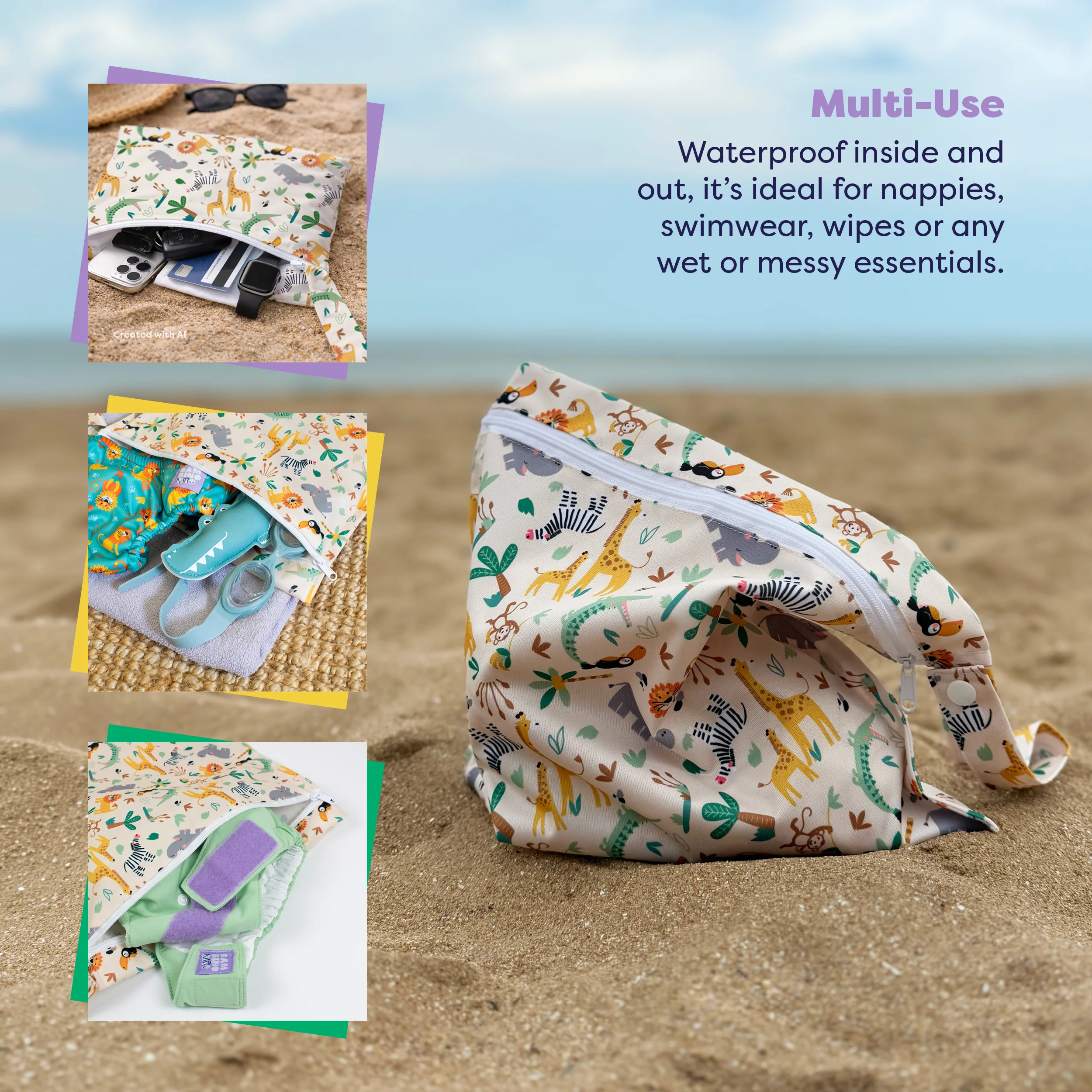 The Days-Out Reusable Nappy Bundle in Wild Life - Image 14