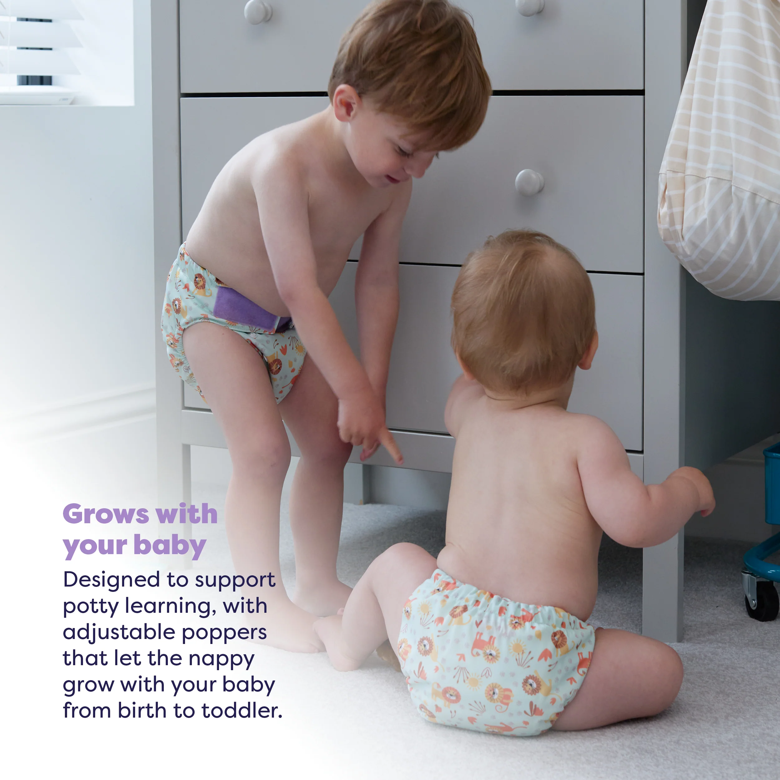 The Everything Reusable Nappy Bundle in Wild Life - Image 4