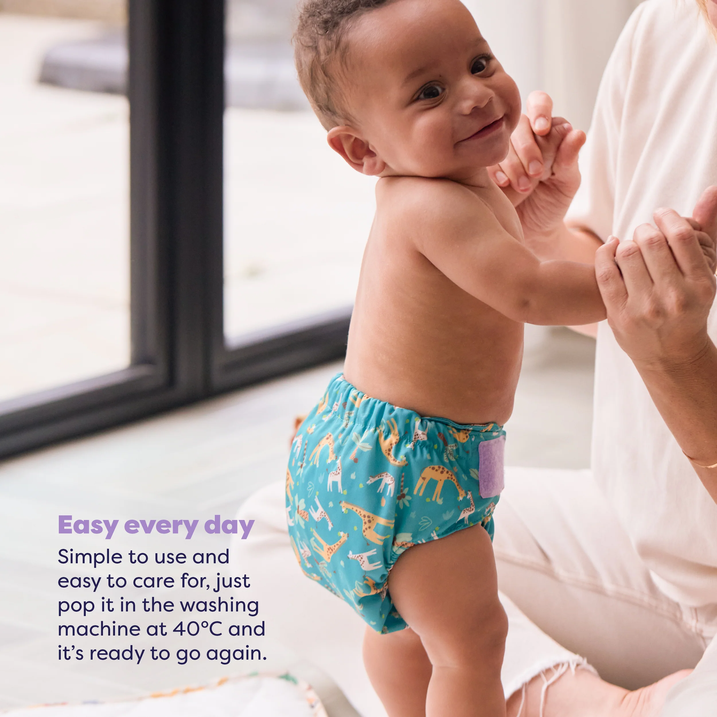 The Everything Reusable Nappy Bundle in Wild Life - Image 5