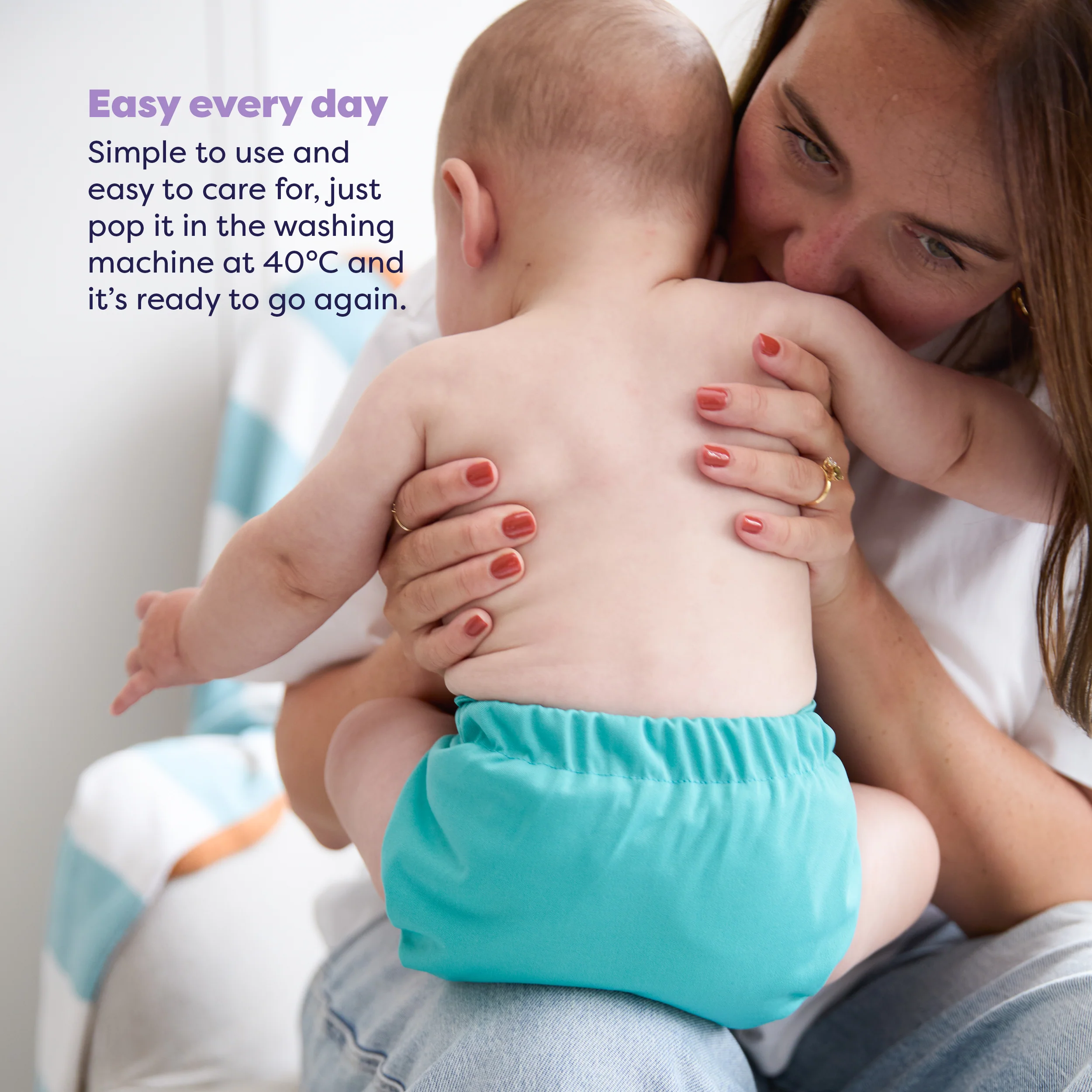 The Everything Reusable Nappy Bundle in Pastels - Image 5