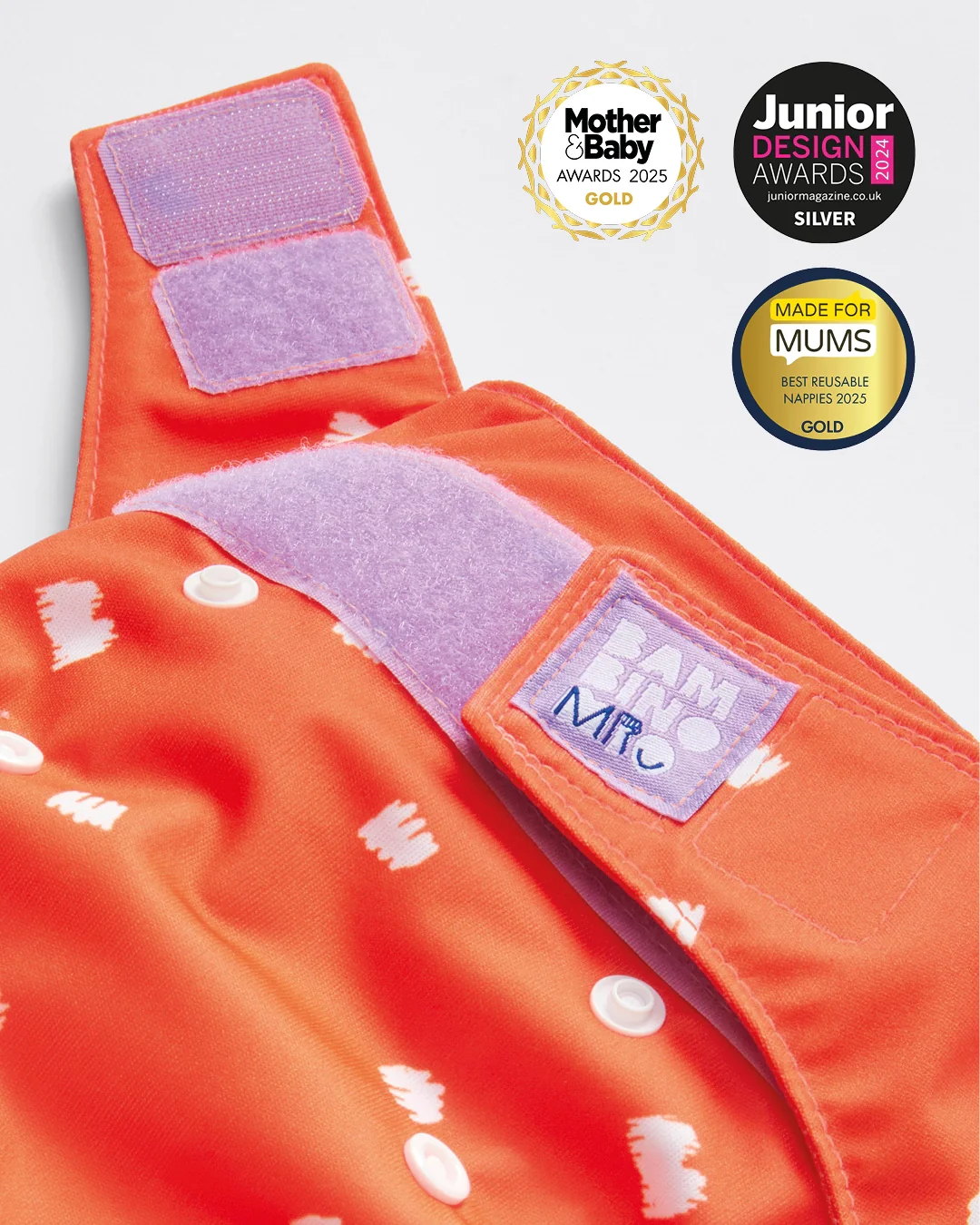 The Revolutionary Give-it-a-go 5 Nappy Bundle in Brave - Image 3