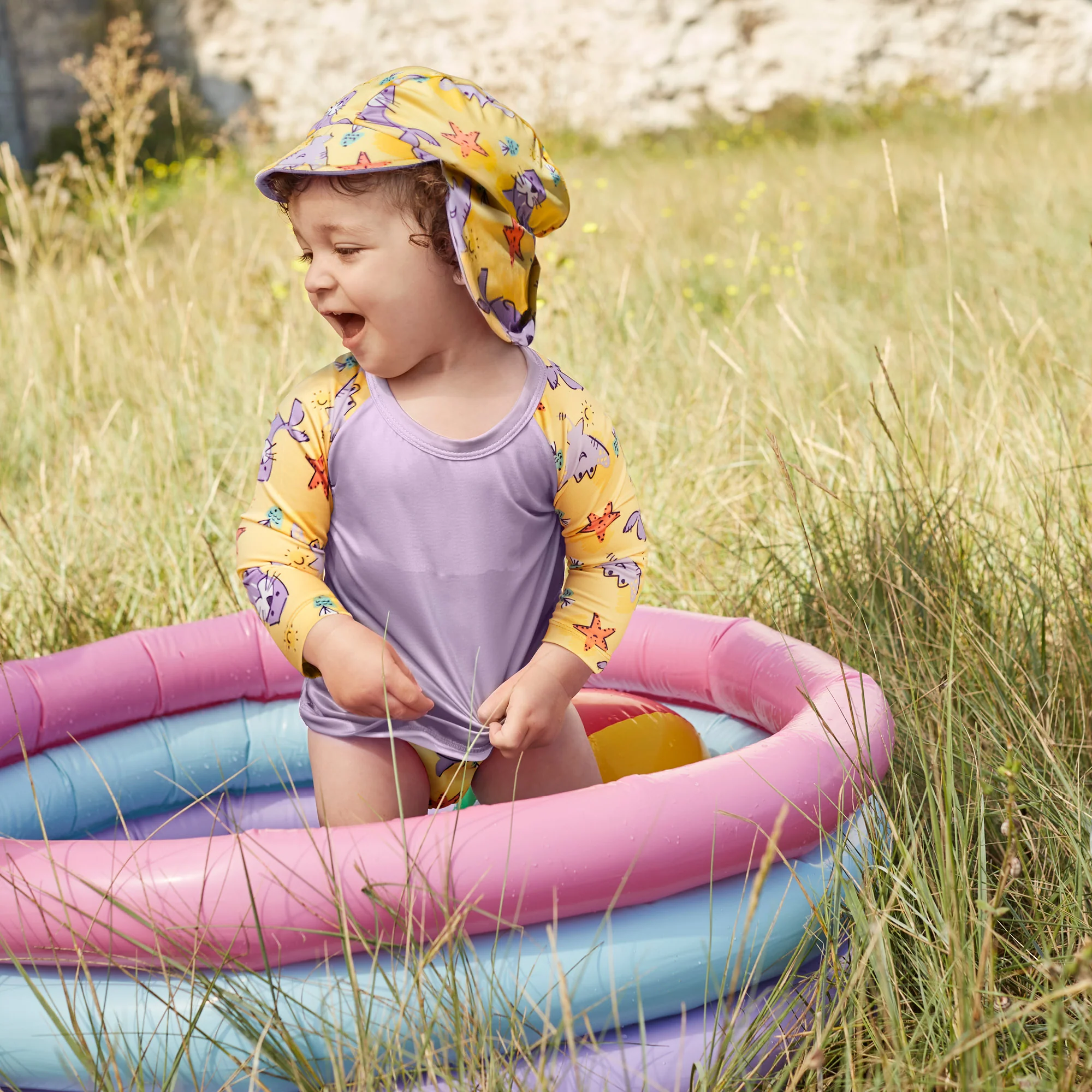 Reusable Swim Complete 4 Piece Set in Blue Whale - Image 6