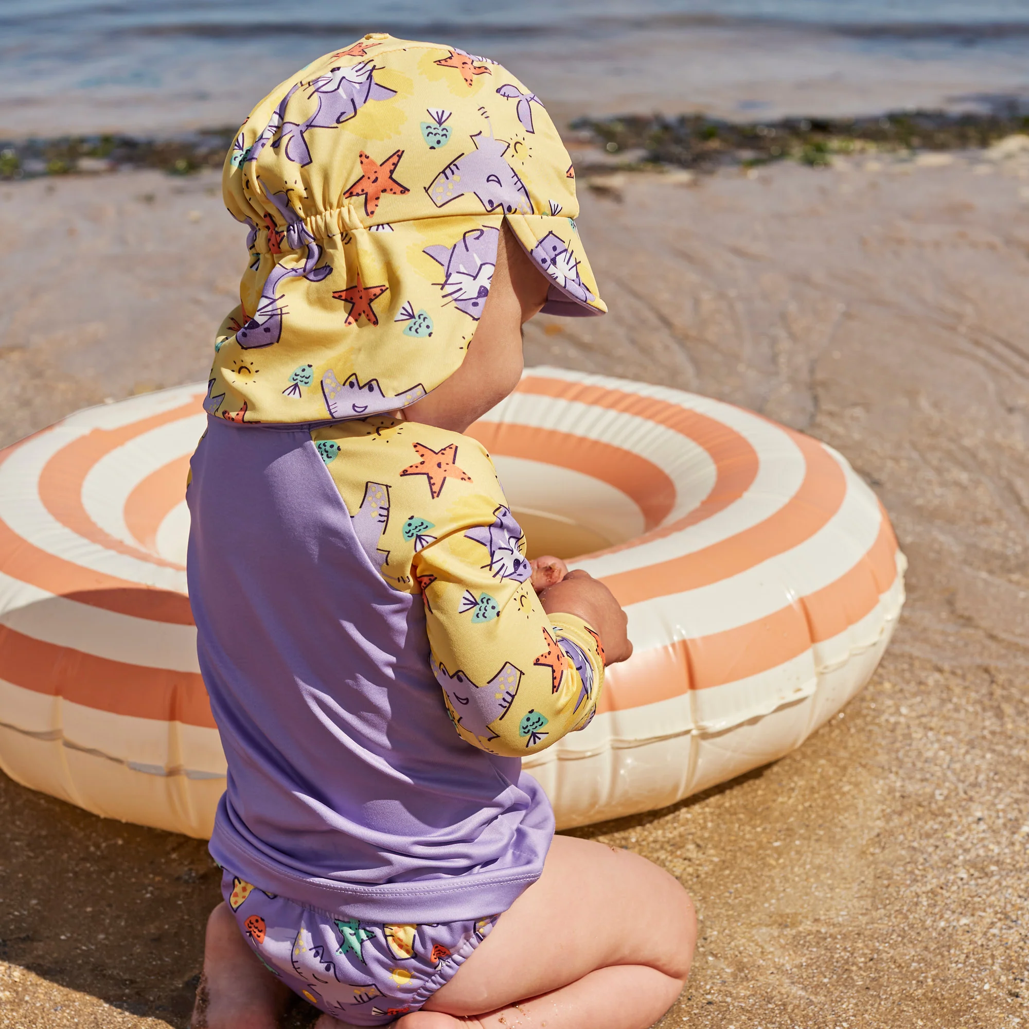 Reusable Swim Nappy 3 Pack in Sand Squad - Image 9